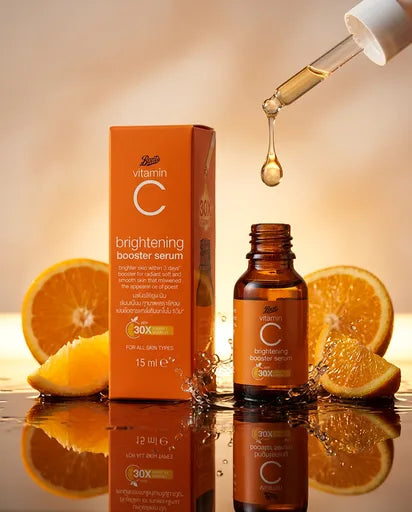 Sérum Boost Éclat à la vitamine C Boots – 15 ml | Best-seller